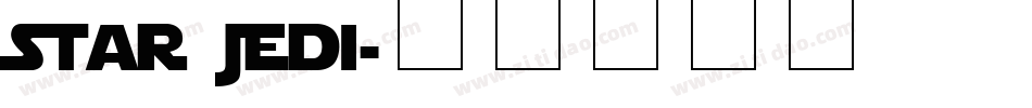 Star Jedi字体转换